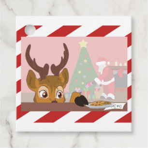 Étiquettes Cadeau Reindeer Love Cookies