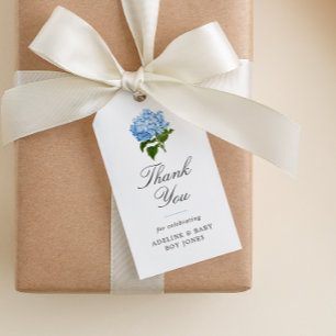 Étiquettes-cadeau Remerciement pour une Baby Shower Élégante avec un