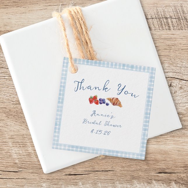 Étiquettes Cadeau Remerciement pour une Baby Shower pour un Mariage  (Créateur téléchargé)