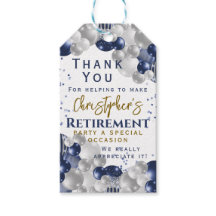 Remerciement pour une fête de retraite