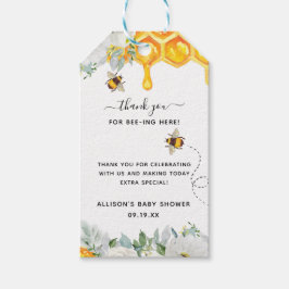 Étiquettes-cadeau Remerciements Fête de Naissance Abeille Bourdon en