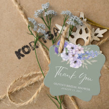 Remerciements pour Baby Shower de mariage avec fle