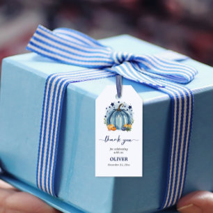 Étiquettes-cadeau Remerciements pour Baby Shower Petit Garçon Citrou