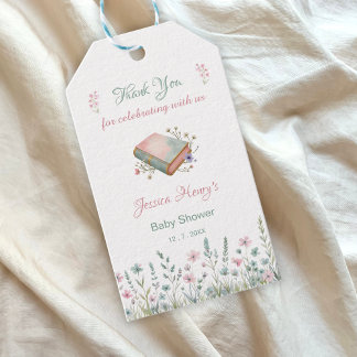 Étiquettes-cadeau Remerciements pour la Baby Shower sur le thème du 