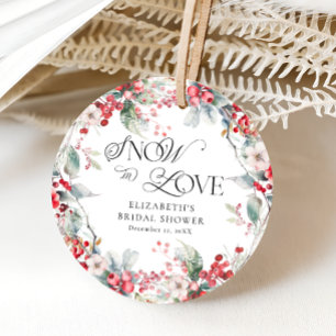 Étiquettes Cadeau Remerciements pour la réception de mariage Florale