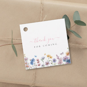 Étiquettes Cadeau Remerciements pour votre venue à la Baby Shower de