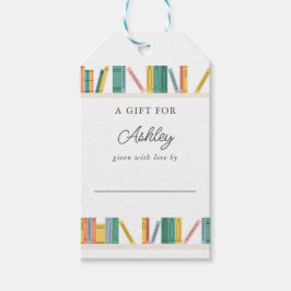 Étiquettes-cadeau Réserver Thème Storybook Baby shower Affichage dou