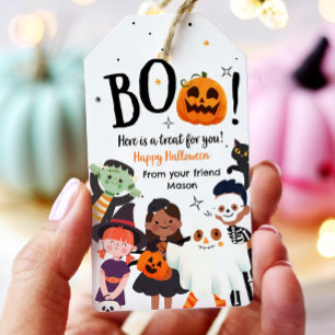 Étiquettes-cadeau Réservez Pour Vous Joyeux Costumes D'Halloween Enf
