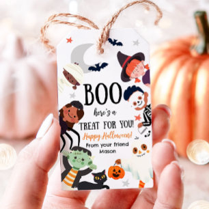 Étiquettes-cadeau Réservez Pour Vous Joyeux Costumes D'Halloween Enf