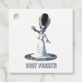 Étiquettes Cadeau Restez bizarres ! Épouse de Frankenstein