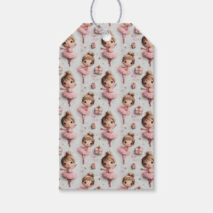 Étiquettes-cadeau Rêve de Ballerine Rose avec Tutus