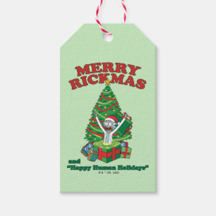 Étiquettes-cadeau Rick et Morty Rick Merry Rickmas