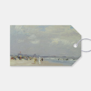 Étiquettes-cadeau Rockaway Beach (New York) (par E.H. Potthast)