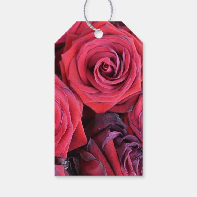 Étiquettes-cadeau Rose (Devant)