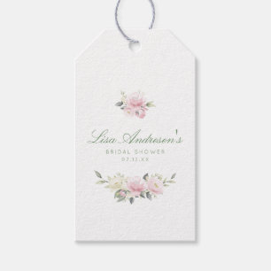 Étiquettes-cadeau Rose antique