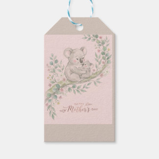 Étiquettes-cadeau Rose, Douce Maman Koala et Joey