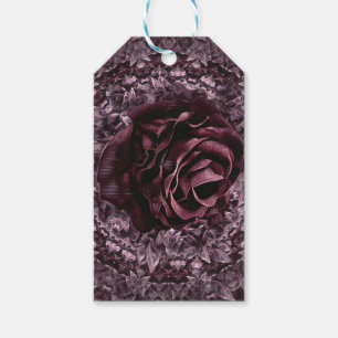 Étiquettes-cadeau Rose Mandala