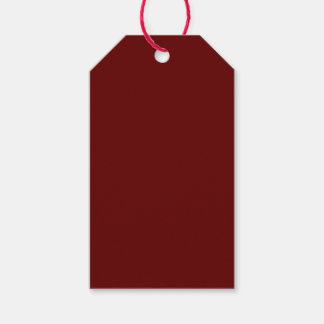 Étiquettes-cadeau Rouge de Noël, rouge solide, rouge profond, rouge