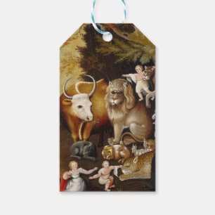Étiquettes-cadeau Royaume pacifique Biche animal classique