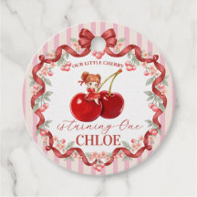 Ruban Coquette Cerise Douce Anniversaire Rose Fill
