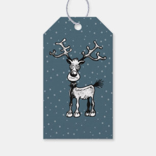 Étiquettes-cadeau Rudolph Reindeer