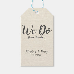 Étiquettes-cadeau Rustique Nous Aimons Cookies Personnalisé Favorise