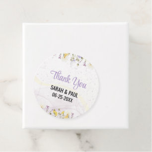 Étiquettes Cadeau Rustique Spring Floral Mariage élégant