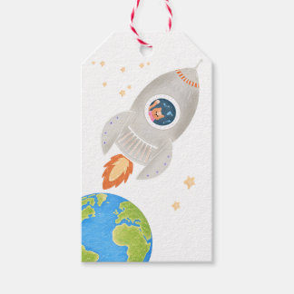 Étiquettes-cadeau Sac Cadeau Espace