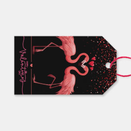 Étiquettes-cadeau Sac cadeau - Flamant rose rose