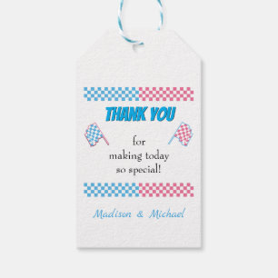 Étiquettes-cadeau Sac Cadeau pour Baby Shower Révélation du Sexe du