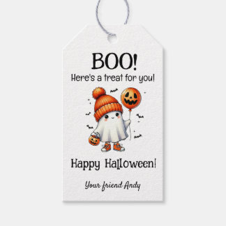 Étiquettes-cadeau Sac personnalisé pour friandises Halloween