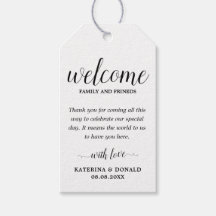 Sacs de bienvenue mariage Favoriser