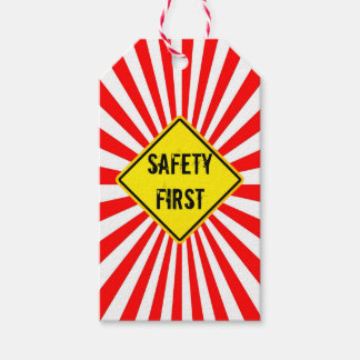 Étiquettes-cadeau safety first