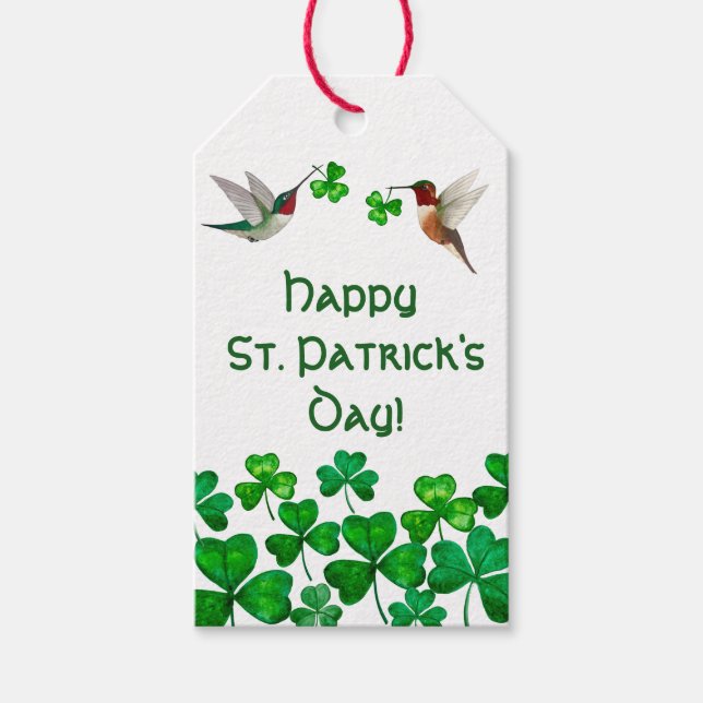 Étiquettes-cadeau Saint Patrick's Day (Devant)