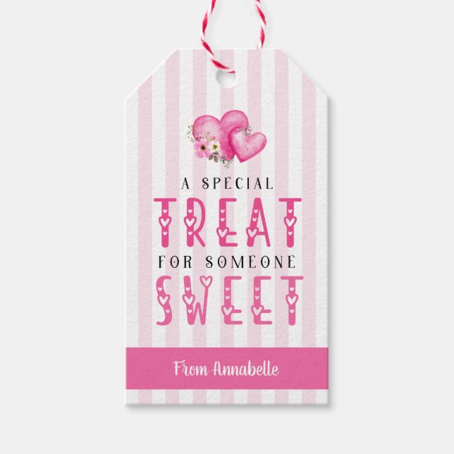 Étiquettes-cadeau Saint-Valentin bonbons de classe en faveur étiquet (Devant)