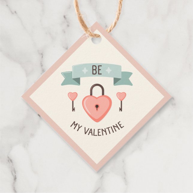 Étiquettes Cadeau Saint Valentin - Soyez ma Saint Valentin (Dos)