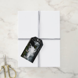 Étiquettes-cadeau Sanctifie le cimetière Halloween