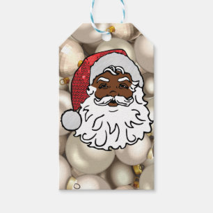 Étiquettes-cadeau santa claus