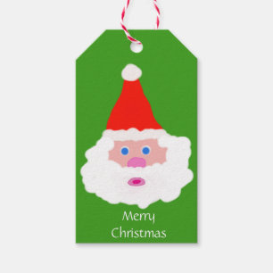 Étiquettes-cadeau Santa Claus