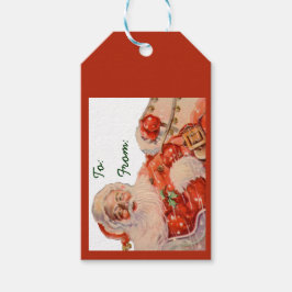 Étiquettes-cadeau Santas
