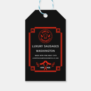 Étiquettes-cadeau Saucisses