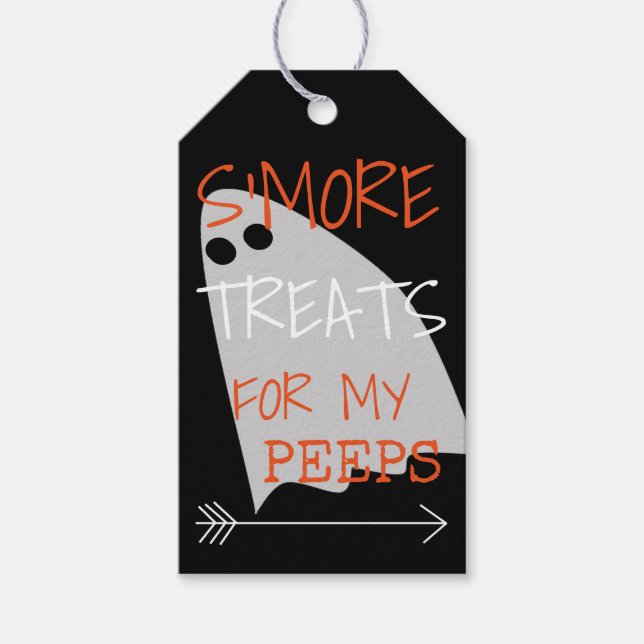 Étiquettes-cadeau S'Autres Traitements Pour Mes Peeps Halloween (Devant)