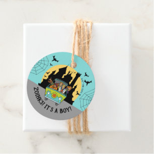 Étiquettes Cadeau Scooby-Doo Spooktacular Halloween Baby shower