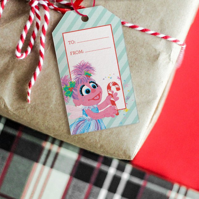 Étiquettes-cadeau Scribble de vacances Abby Cadabby (Gift tag on gift)