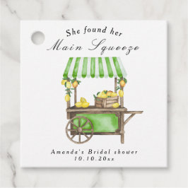Étiquettes Cadeau She Found Her Main Squeeze Lemon Bridal Shower