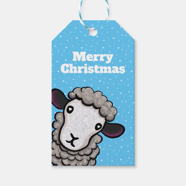 Étiquettes Cadeau Sheep (Devant)