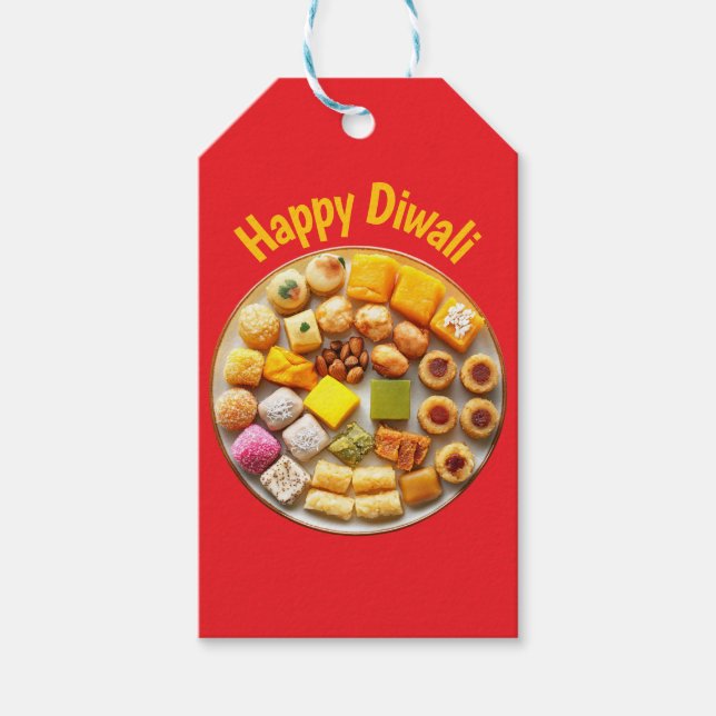 Étiquettes-cadeau Shubh Deepavali -> Bonne Deepavali (Devant)