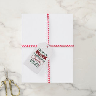 Étiquettes-cadeau Signal de livraison surprise festive
