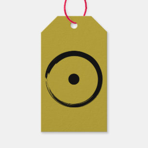 Étiquettes-cadeau Signe astrologique - Bouddhisme Zen Circle 1