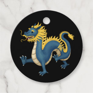 Étiquettes Cadeau SIGNE D'Astrologie Zodiac Gastronomique Chinois No